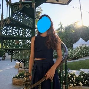 Crop Top & Skirt Matching Set